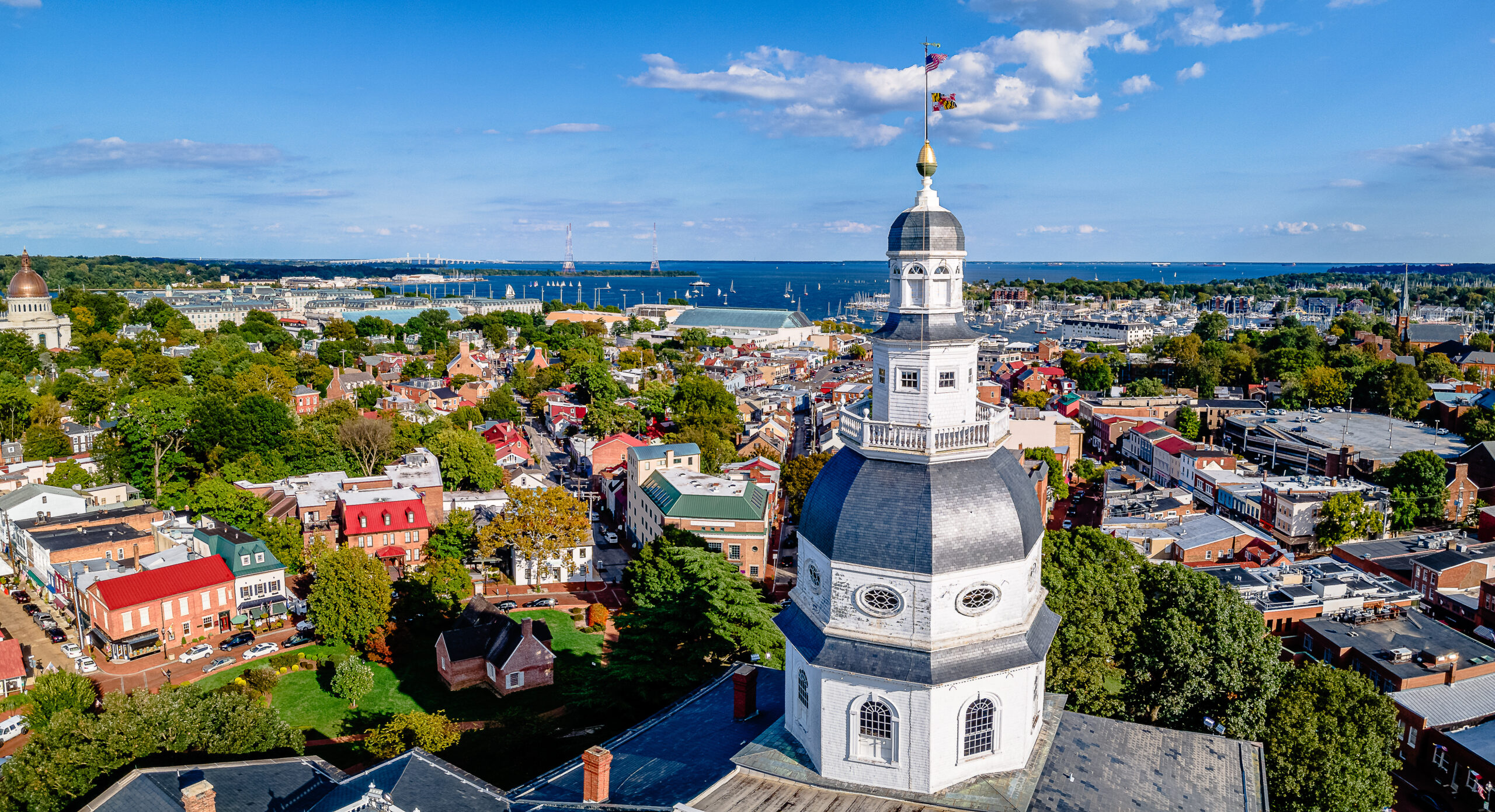 aerial downtown annapolis liff walsh simmons